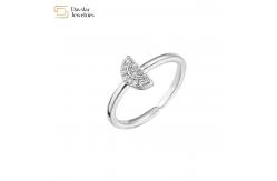China Diamond Zircon Fruit 18K Gold Plated Ring Adjustable Opening Fancy Watermelon supplier