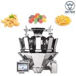Automatic Cashew Nut Candy Chips 10  / 14 Heads Weigher For Snack Food for sale