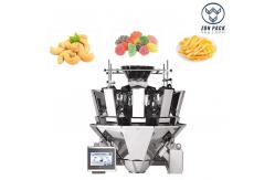 China Automatic Cashew Nut Candy Chips 10  / 14 Heads Weigher For Snack Food supplier