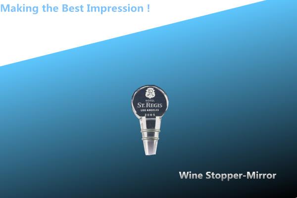 crystal wine stopper/wine stopper/crystal mirror wine stopper