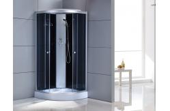 China Curved Corner 4mm Bathroom Shower Cubicle Sliding Open supplier