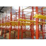 Pitch 75mm Drive In Drive Through Racking System , Drive In Warehouse Racking
