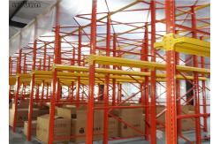 China Pitch 75mm Drive In Drive Through Racking System , Drive In Warehouse Racking supplier
