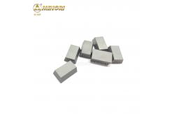 China Wear Resistant Tungsten Cemented Carbide Brazing Tips SS10 For Limestone Cutting supplier