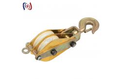 China Transmission Line Stringing Tools Insulated Nylon Sheave Hoisting Tackle supplier