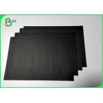 Recyclable Pollution-Free Uncoated Black Cardboard High Strength Handbags Material for sale