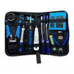 Kico 15 pcs network cable tester tool kit RJ45 network lan cable tool kit bag for sale