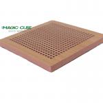 Solid Wood Core Material Noise Reduction Wooden Perforated Board for Wall and Ceiling for sale