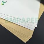 Brown Kraft Back Board 270gsm 350gsm Top White Coated Carrier Board for sale