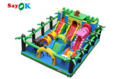 China Waterproof Inflatable Playground Naughty Fort Castle Slide supplier