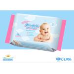 Adult / Baby Disposable Wet Wipes Unscented Flushable For Sensitive Skin for sale