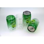 Air-tight  250ml Beverage orange juice Cans Clear Plastic With Easy Open End for sale