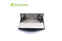 China Tri-Folding Optical Triangular Metal Eyewear Case Resist Compression Chinese Manufacturer supplier