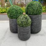 Customed Fiber Clay Planter For Gardening Needs And Affordable
