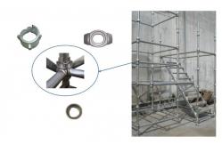 China Cuplock Scaffold System Q235 Steel Pipe Scaffold Parts Hot Dip Galvanized supplier