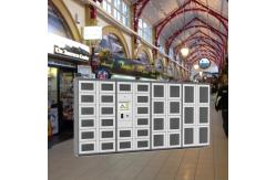 China Formal Shoes Automated Locker System 23 Advertisement Screen Control Cabinet supplier