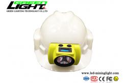 China 18000LUX 6.8Ah Rechargeable Mining Cap Lamps IP68 385LUM supplier