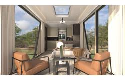 China Mobile Prefabricated House For Hotels White Or Customized Space Capsule Design supplier