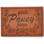 Washable Custom Clothing Patches Pvc Clothing Labels Shoes Bags Application for sale
