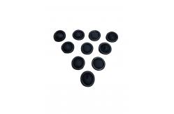 China Black Comfortable Anti Static Gloves Latex Finger Protector Smooth Surface supplier