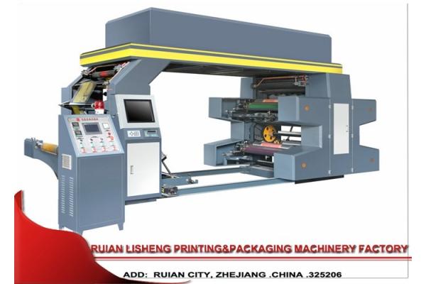 high speed wide flexo printing machine for paper , polyethylene Flexographic Printing Machine