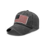 China Trucker Curved Brim Six Panel Dad Cap Embroidered USA Logo manufacturer