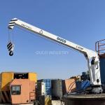 Stiff Boom Yacht Marine 1.5t 4m Offshore Pedestal Crane With Iacs Certified for sale