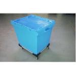 Sorting System 172L Plastic Attached Lid Containers Warehouse Storage