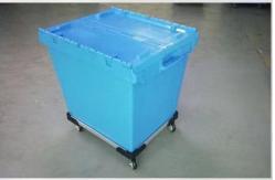 China Sorting System 172L Plastic Attached Lid Containers Warehouse Storage supplier