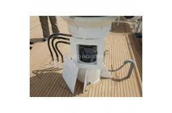 China Mini 1t 4m Telescopic Boom Marine Cranes Remote Control Yacht Duty High Efficiency supplier
