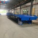 Color Customized Mobile Dock Ramp / Blue 15400mm Overall Size for sale