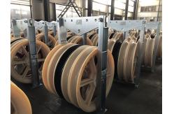 China Nylon Sheave Overhead OPGW Transmission Stringing Blocks Pulley 660mm supplier