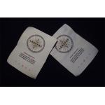 Eco Friendly Customize Woven Clothing Labels Cold Cut / Heat Cut