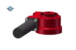China SE3 Zero Backlash Hourglass Worm Slew Drive For Solar Tracking System supplier