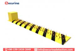 China Stainless Steel Traffic Spike Barrier , Secure Tire Killer Anti Collision Warning supplier