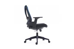 China Modern MID Back Ergonomic Mesh Back Fabric Seat Swivel Office Game Chair supplier