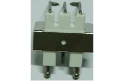China Ceramic Electric Ignition Electrodes 3 Pin For Powder Coating Oven supplier