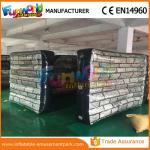 Customized Size Waterproof Inflatable Barricade Paintball Bunker Inflatable Wall Bunker for sale