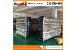 China Customized Size Waterproof Inflatable Barricade Paintball Bunker Inflatable Wall Bunker supplier