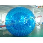 Inflatable Blue Water Walking Ball , Big Kids Rolling Bubble Ball for sale