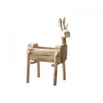 ODM Fawn Ornaments Retro Desktop Creative Furnishings Solid Wood Homestay Animal Crafts for sale
