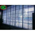 High Resolution Rental/Die Cast Aluminum Suspended P10 See-Through LED Panel, LED Transparent Video Screen for sale