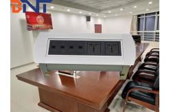 China Aluminum Alloy Silver  desk hidden flip up socket With 1*RCA Configuration supplier