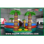 Bank Transfer Payment Accepted for Inflatable Bouncer Slide with Pool and Coconut Tree for sale