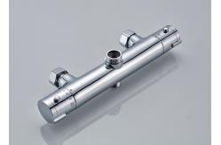 China Solid Brass Anti Scalding Rain Shower Set ROVATE With Square Shower Head supplier