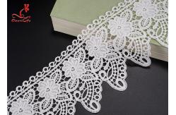 China 2.2cm Cute Water Soluble Flower Lace Trim For Children Garment   supplier