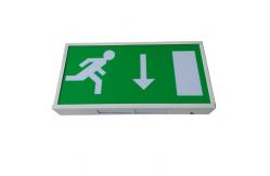 China Maintained Wall Surface Buildings Led Emergency Exit Lights With IP20 Rate supplier
