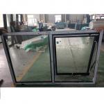 Outswing Aluminum UPVC Awning Window Double Glazed Windproof Hurricane