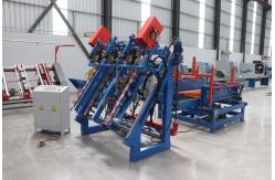 China Semi Automatic American Pallet Nailing Machine Stringer Pallet Making Machine supplier