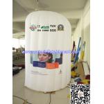 White Inflatable Office Tent / Air Wall For Advertising , Custom Printed